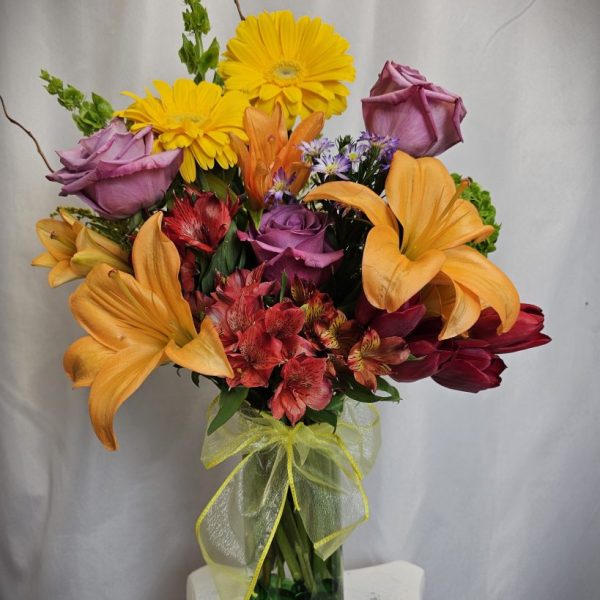 Multi-Colored Summer Vase