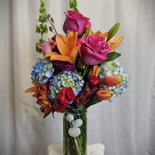 Bursting with Color Vase
