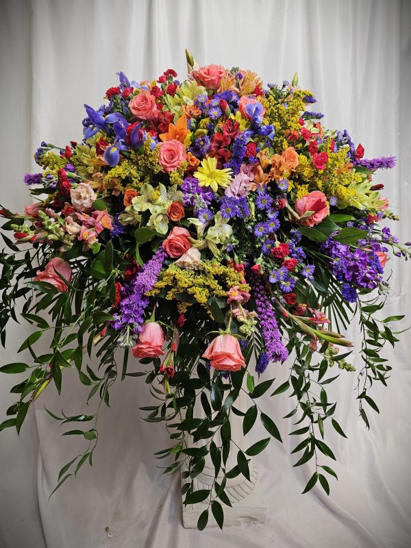 Large Mixed Color Casket Cover
