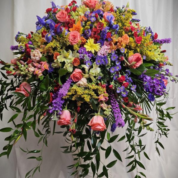 Large Mixed Color Casket Cover