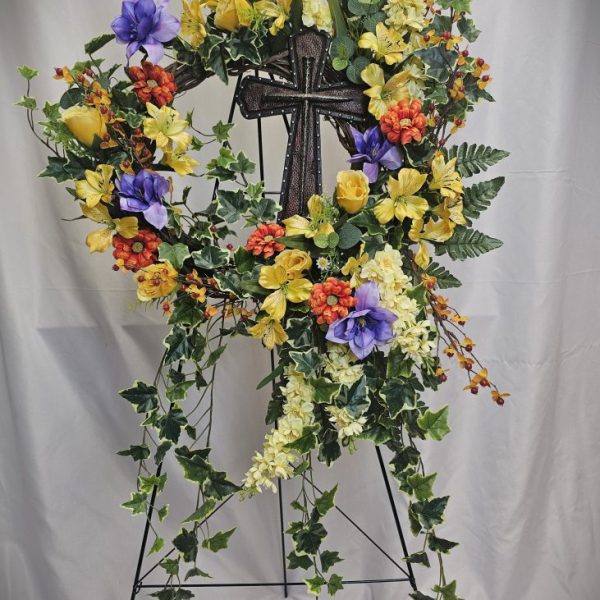 Nailed to the Cross Grapevine Wreath