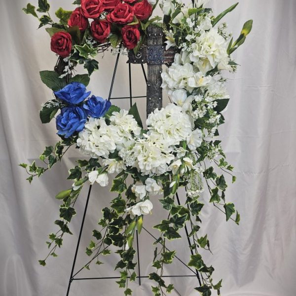 Old Glory Grapevine Wreath