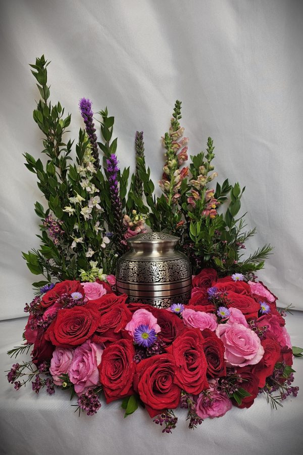 Blessed are the Pure in Heart Urn Wreath
