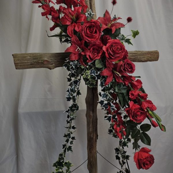 Isaiah 40:8 Wooden Cross Easel